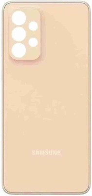 HNVIEW SAMSUNG GALAXY A33 5g BACK PANEL WITH LOGO AND COMPATIBLE Back Panel(Gold)