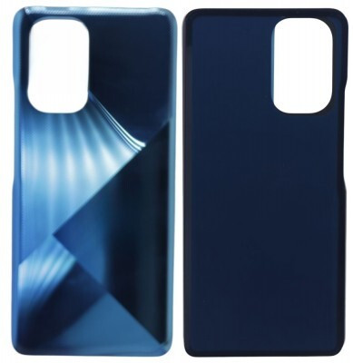 KezeMize Xiaomi Poco F3 (Glass)(Best Quality)(With Proper Logo) Back Panel(Blue)