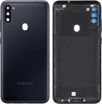 SRaccessories Samsung Galaxy M11 Back Panel(Black)
