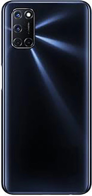umika Oppo A52 Back side cover only black color Back Panel(Black)
