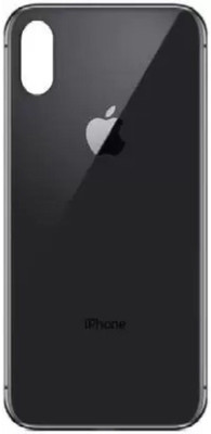AceKing Apple iPhone X Back Panel(Black)