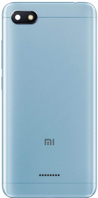 HQP for Xiaomi Redmi 6A ( M1804C3CG, M1804C3CH, M1804C3CI ) Battery Back Door Replacement [ With Volume and Power Key and Camera Glass ] Back Panel(Blue)