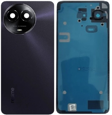 Sandreezz Realme 11x (5G) (Best Quality) (with Camera Lens Ring) (with Proper Logo) Back Panel(Midnight Black)