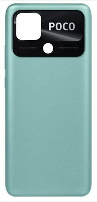 SRaccessories POCO C40 Back Panel(Coral Green)