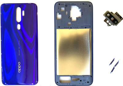 Tag Ezzy Oppo Original A9 2020 With Volume Keys & Camera Lens Housing Body Full Panel Full Panel(Space Purple)