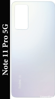 Unique4Ever Redmi Note 11 Pro ( 5G ) Glass High Premium Quality Back Panel(Polar White)