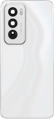 AL BAARI STORE Back Panel for-Oppp Reno12- Silver Back Panel(Silver)