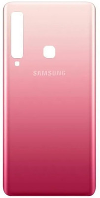 Sandreezz Samsung Galaxy A9 2018 / SM-A920 (with Proper Logo) (Glass) Back Panel(Pink)