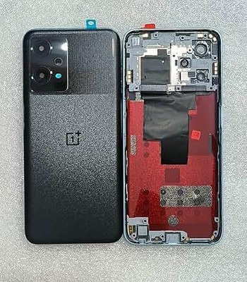 SPAREASP OnePlus Nord CE 2 Lite Full Body (Ring+Panel) With Camera Lens Back Panel(Black)