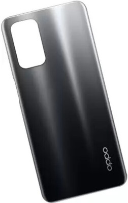Sandreezz Oppo A74 5G (with Proper Logo) Back Panel(Fluid Black)
