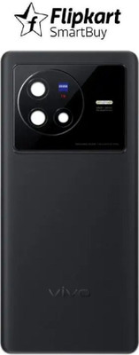 Flipkart SmartBuy Vivo X80 (5G) With Camera Ring Glass Lens Best Premium Quality Back Panel(Black)