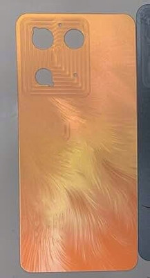 SPAREASP Vivo Y36 (With Proper Logo) Back Panel(Orange)