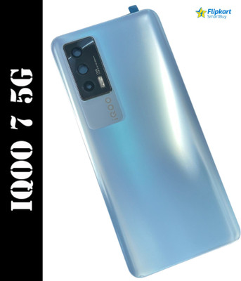 Flipkart SmartBuy IQOO 7 (5G) with Camera Ring Glass Lens Back Panel(Solid Ice)