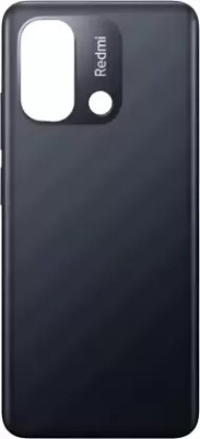 FLOUNDER REDMI 12C WITH PROPER LOGO Back Panel(MATT BLACK)