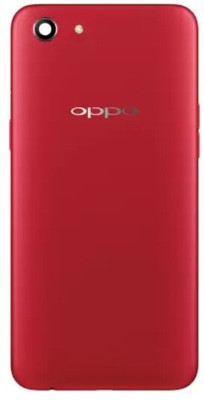 Sandreezz Oppo A83 (With Middle Ring Camera Lens & Side Volume Power Buttons) Back Panel(Red)