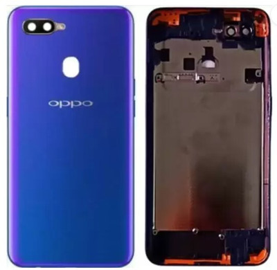 Sandreezz Oppo A5s with Proper Logo (With Middle Ring Camera Lens & Side Volume Power Buttons) Full Panel(Blue)