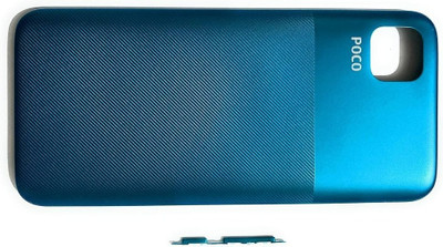 SRaccessories Poco C3 Back Panel(Royal blue)
