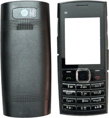 imbi Nokia X2-05 Mobile Phone Panel Front Back Body With Keypad Front & Back Panel(Black)