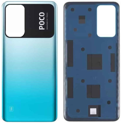 Sandreezz Xiaomi Poco M4 Pro (5G) (Best Quality) (with Proper Logo) Back Panel(Cool Blue)