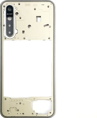Tworld Realme XT ( RMX1921 ) Middle Ring Chassis Frame Digitizer Panel(Silver, Pearl White)