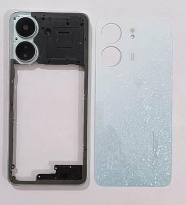 SRaccessories Redmi 13C 4G (Housing Body) (Side Keys with Middle Body) Full Panel(Starfrost White)