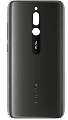 FixHub MI REDMI 8 back cover with side key button compatible Back Panel(BLACK)