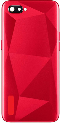 Kraze4blaze Realme C2 (RMX1943) (With Proper Logo) Back Panel(Diamond Red)