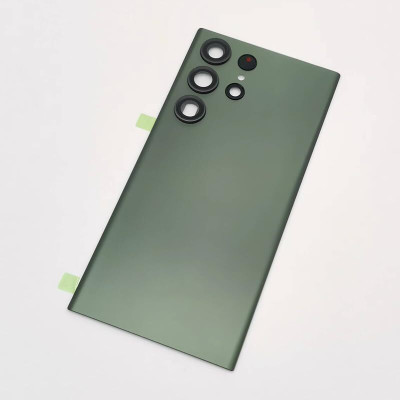 VRAVMO SAMSUNG SAMSUNG GALAXY S23 ULTRA 5G (GREEN) WITH CAMERA LENS GLASS Back Panel(GREEN)
