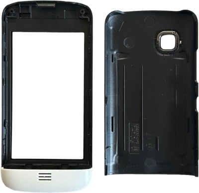 imbi Replacement front back body Nokia C5-03 (Ye Phone Nahi) Front & Back Panel(Black)