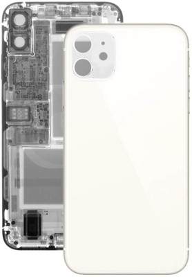 FixHub APPLE I-Phone 11 BACK GLASS COMPATIBLE Back Panel(WHITE)