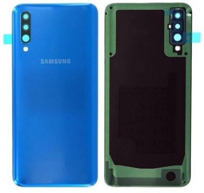 SPAREWARE Samsung Galaxy A50 : Blue (WITH ALL BRAND LOGO & CAMERA GLASS LENS FITTING) Back Panel(Blue)