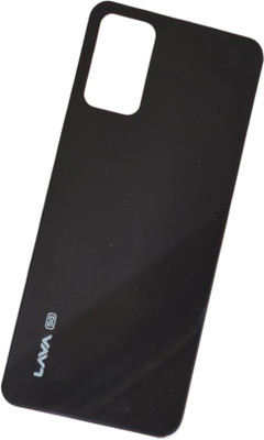 Tworld Lava Blaze 5G ( LXX503 ) Battery Back Glass Door Replacement Back Panel(Black)