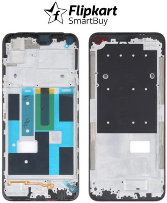 Flipkart SmartBuy Realme 7 Front Housing LCD Frame Bezel Plate Front Panel(Black)