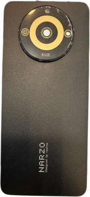 Kraze4blaze Realme Narzo 60 5G (Best Quality)(With Camera Lens)(With Proper Logo) Back Panel(Cosmic Black)