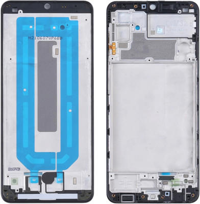 Pulora SAMSUNG Galaxy M32 / SM-M325 (4G ) Front Housing LCD Frame Bezel Plate Back Panel(Black)