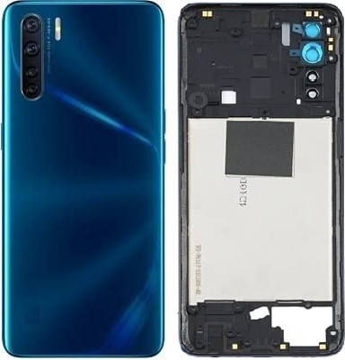 AL HAYY TRADERS Oppo F15 full body housing ORG Back Panel(dark blue)