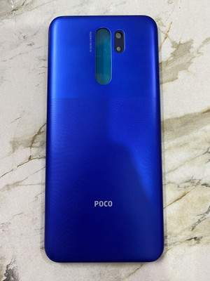 LEISURELIC POCO M2 WITH PROPER LOGO Back Panel(MOSTLY BLUE)