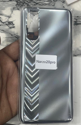 SRaccessories Realme Nrazo 20 Pro (Housing Body) (Side Keys with Middle Body) Full Panel(silver)