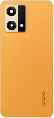 Kraze4blaze Oppo F21s Pro 4G (Best Quality)(With Camera Lens)(With Proper Logo) Back Panel(Sunset Orange)