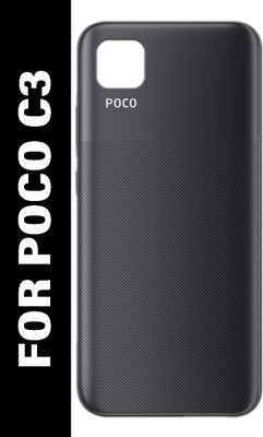 Safa POCO C3 Full Back Panel(Matte Black)