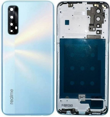 SRaccessories Realme 7 (Housing Body) (Side Keys with Middle Body) Full Panel(Mist White)