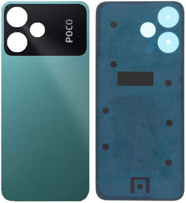 Sandreezz Xiaomi Poco M6 Pro (5G) (Best Quality) (Glass) (with Proper Logo) Back Panel(Forest Green)