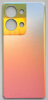 Kraze4blaze Oppo Reno9 (Best Quality)(With Camera Lens)(With Proper Logo) Back Panel(Pink gradient)