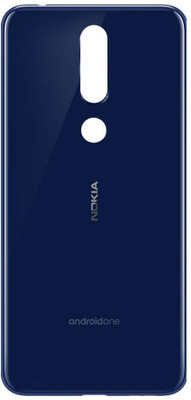 Tworld Battery Back Glass Door Replacement For Nokia 5.1 Plus Back Panel(Baltic sea blue)