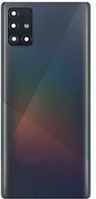 imbi Samsung Galaxy A51 4G With Camera Glass And Side Button Back Panel(Black)