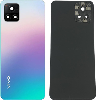 Unique4Ever Vivo Y72 5G With Camera Ring Glass Lens Back Panel(Prism Magic)