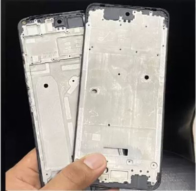 Kraze4blaze Infinix Hot 12 (X6817) LCD Frame Bezel Plate Front Panel(Black)
