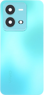 Tworld Vivo V25 5G ( V2202 ) - [ With Camera Glass & Adhesive Tape ] Battery Replacement Glass Door Back Panel(Surfing Blue)