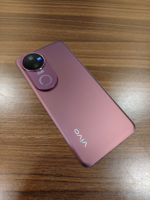 TrofT TrofT Vivo V50(Glass) With Camera Lens Back Panel(Rose Red)