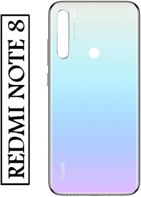 SmartTech REDMI NOTE 8 (GLASS) Back Panel(White)